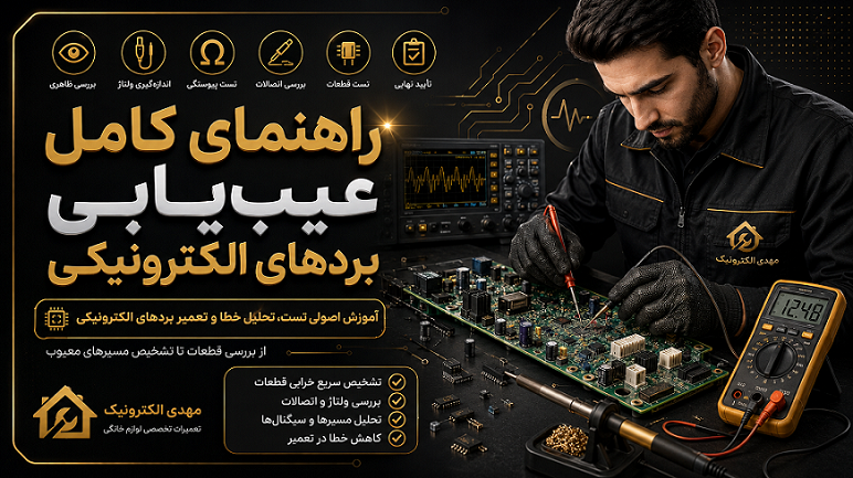 راهنمای کامل عیبیابی بردهای الکترونیکی